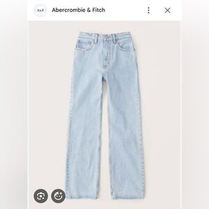Abercrombie High Rise 90s Curve Love Relaxed Jeans